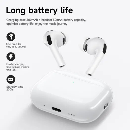Support dynamic Heart Rate and Blood Oxygen saturation detection Usage Time 4Hours Bluetooth 6.0 Siri