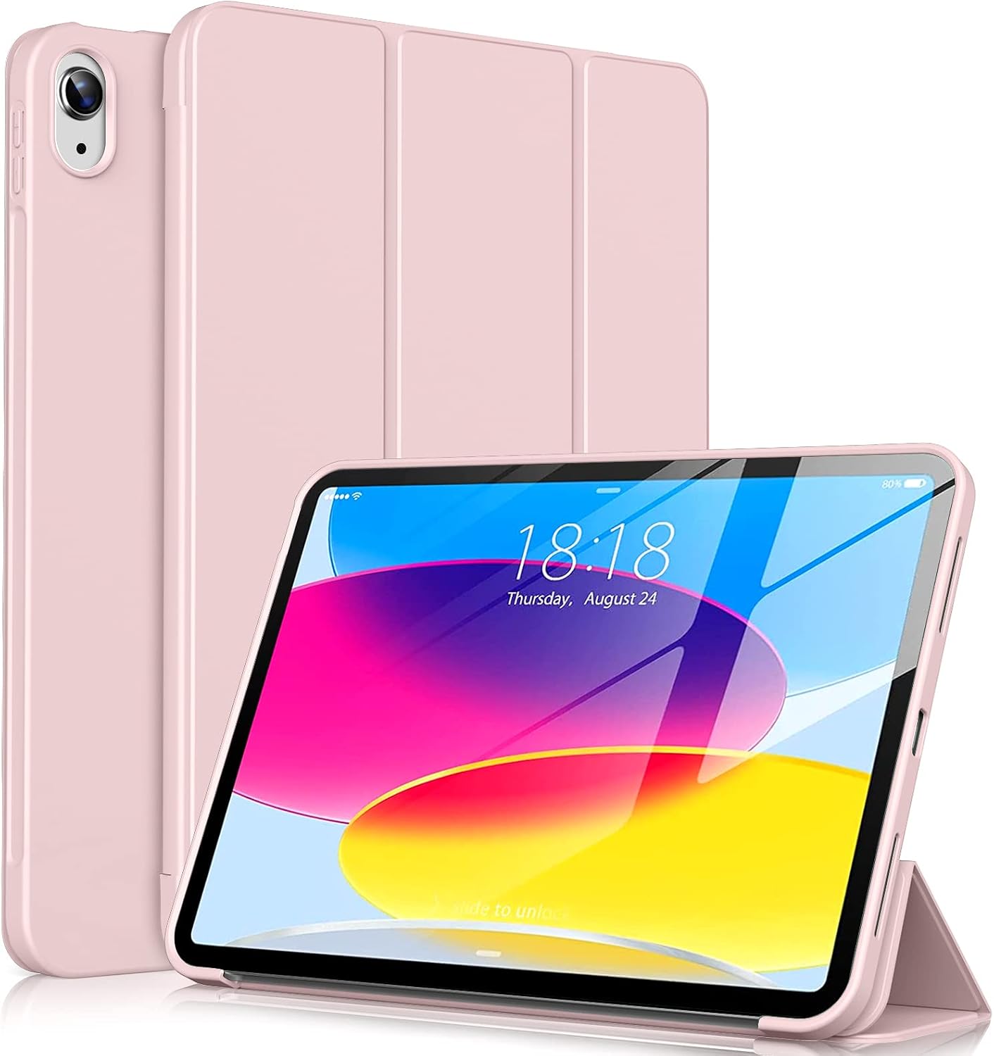 Case for New iPad (A16) 11th Generation with S-Pen holder (Black, Pink, Blue, Yellow)