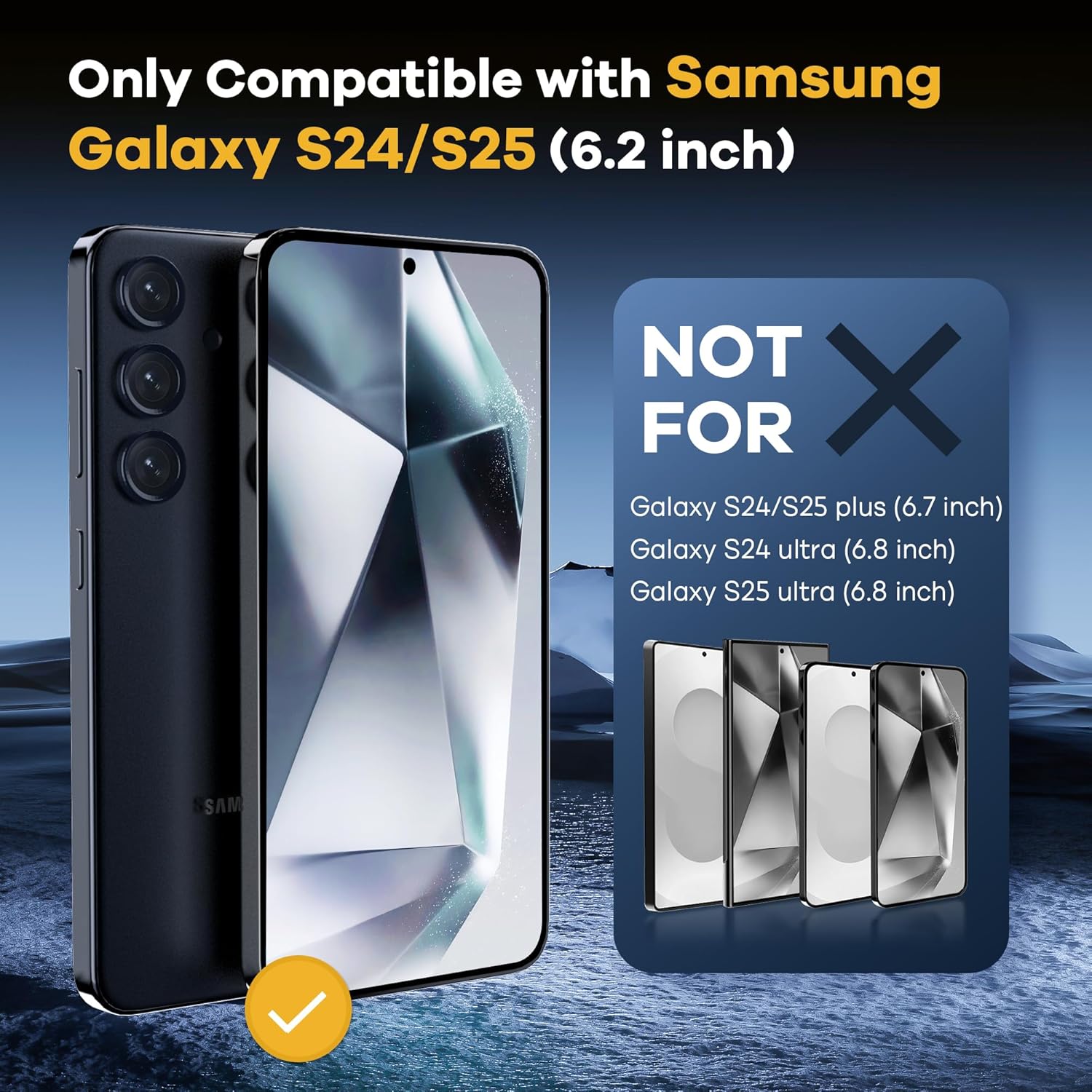 Clear Glass- Samsung S24/S25-Series